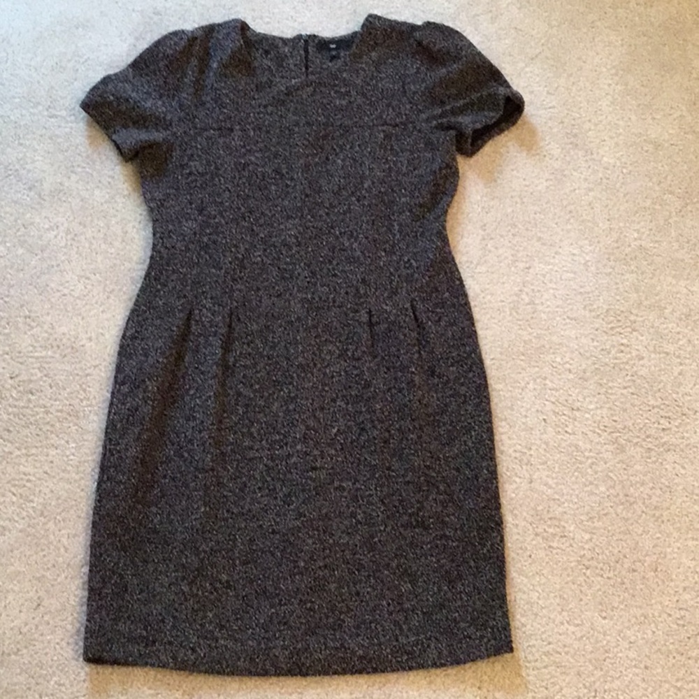 Adorable Gap Black White Tweed Dress
